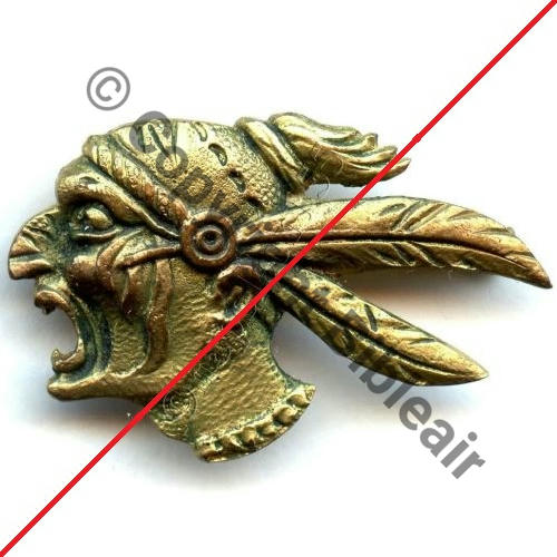 124 1917.08 1919.03 93e AERO SQUADRON US  SM (Gardille..) Attache Piston Dos lisse irreg SrcSTELLA 358Eur03.16 